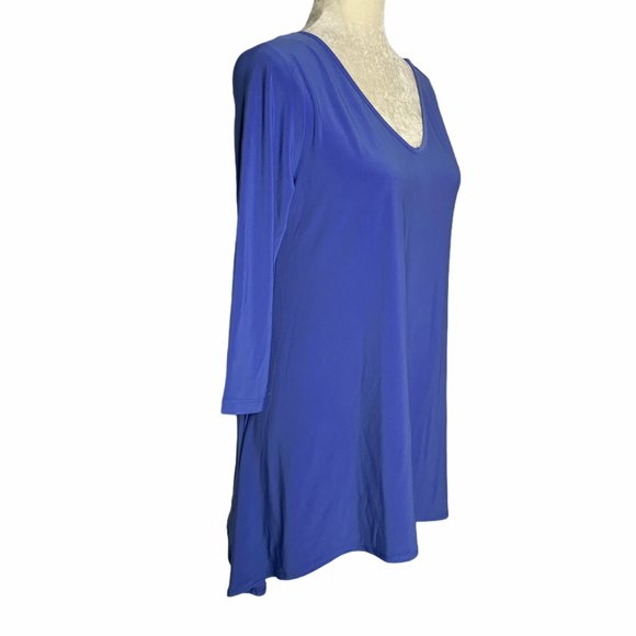 Kristin Crenshaw Handkerchief Hem Tunic Top 20PE - Picture 5 of 6